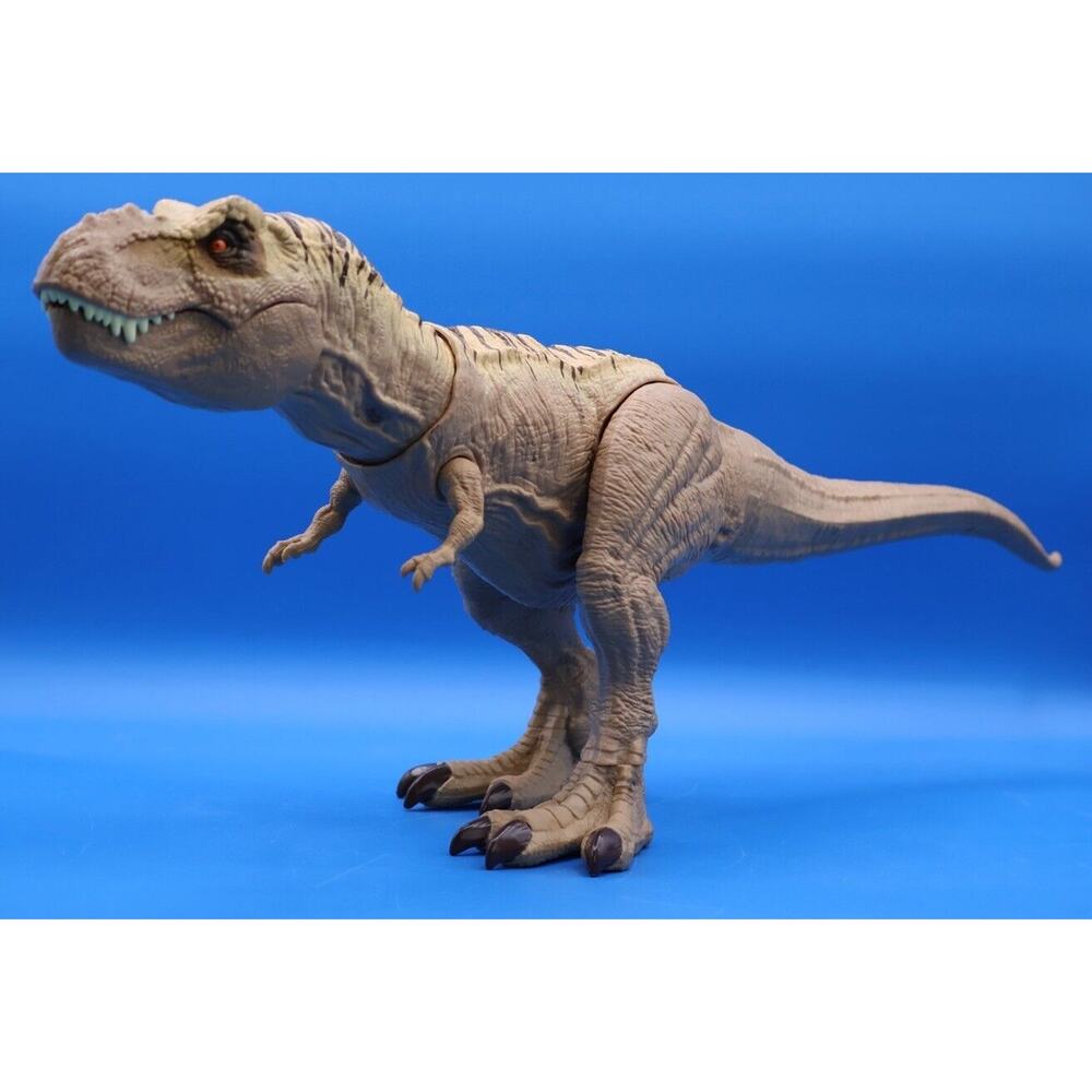 Jurassic World Thrash N Throw Tyrannosaurus T-REX Dinosaur w Sounds & Head Shake